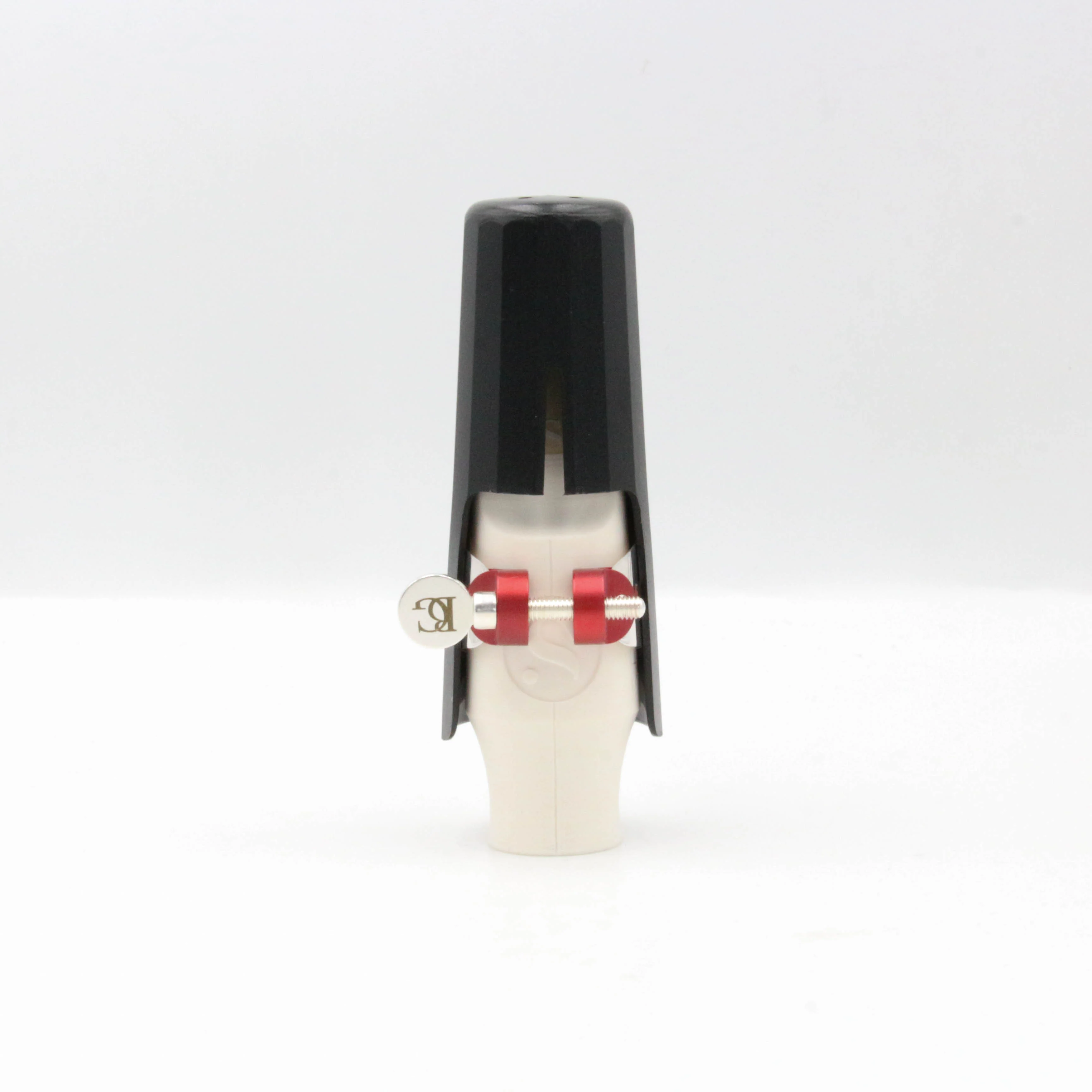 Ligature DUO BG plaquée argent pour saxophone alto et clarinette Si bémol - Image 4